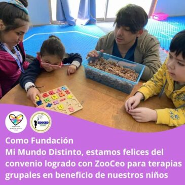 Convenio entre Ciudad Inclusiva ZooCeo y Fundación Mi Mundo Distinto