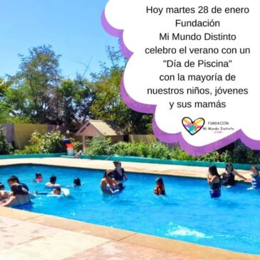 Día de piscina con las familias de Mi Mundo Distinto